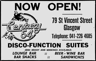 Century 54 advert 1978